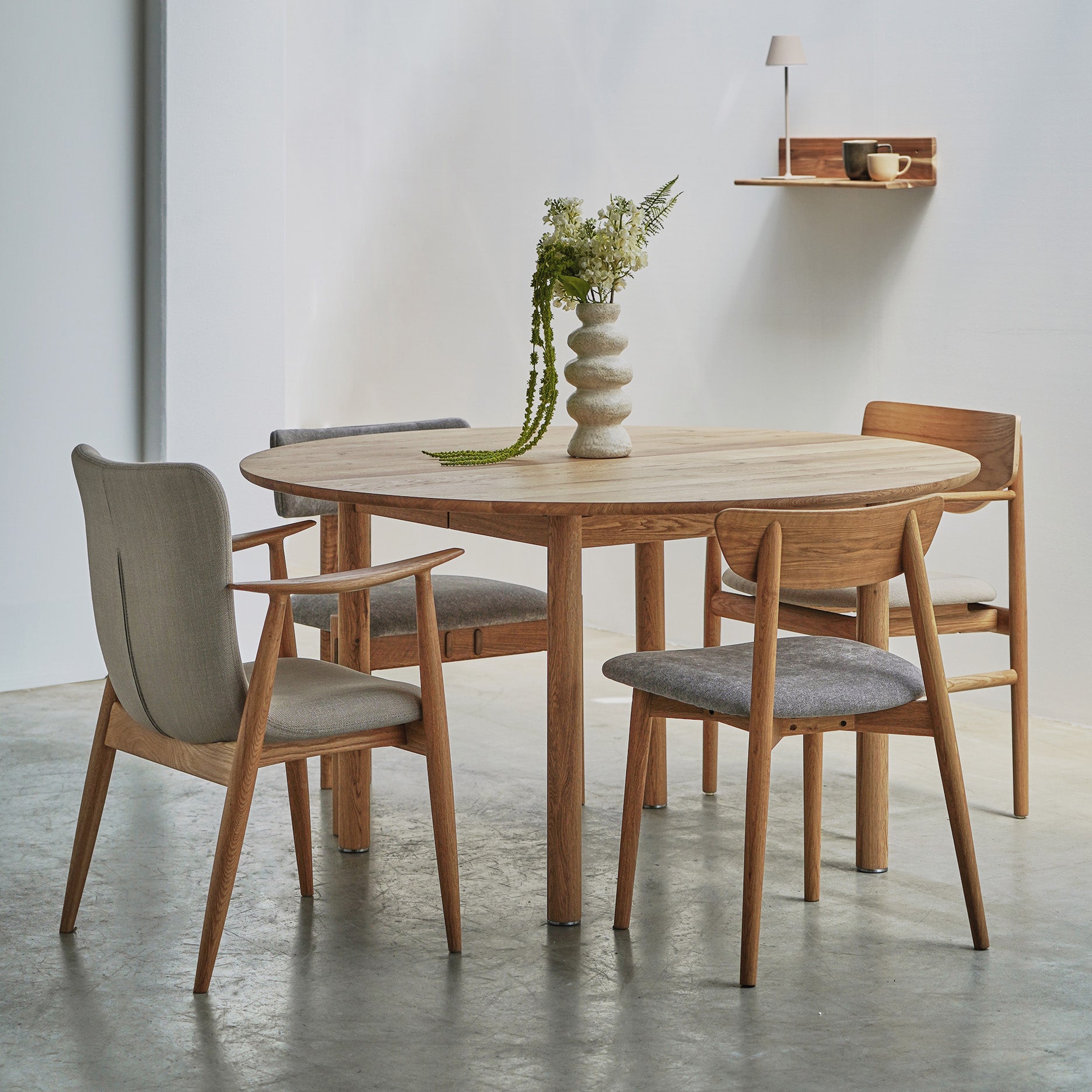 Colo udtræksspisebord - Ø120 cm